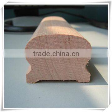 Red Oak Handrail Teak Wooden Stair Post