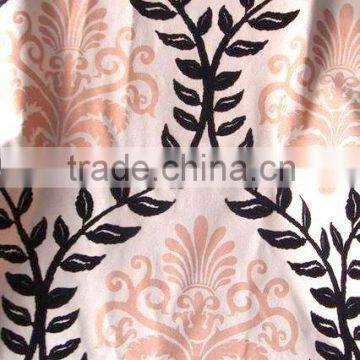 Elegant suede flocking fabrics