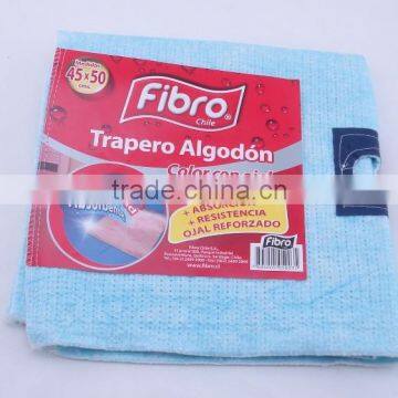 100%cotton Stitch Bonded Nonwoven Cotton Floor Wiping Rags photo-2