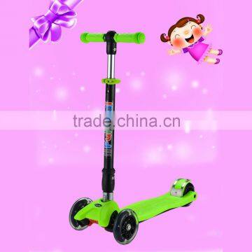 Hot type 2 front wheels foldable cheap kids scooter with adjustable T-bar