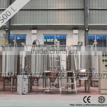 Make you own 500L three vessel electric heating method beer brewery