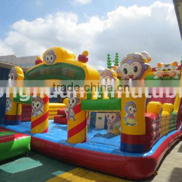 inflatable fun city with slid