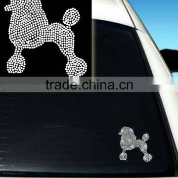 Amazing Dog Design Hotfix Crystal Diy Clear Stickers