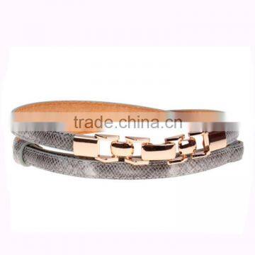 New Arrival Snake Skin Belt Lady Fashion Waist Belt