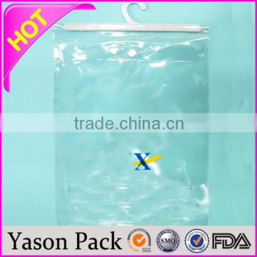 Heat seal Packaging Bags gusset make up plastic pvc zipper bag                        
                                                Quality Choice