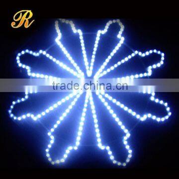 LED hanging light snowflake building blocks decorations