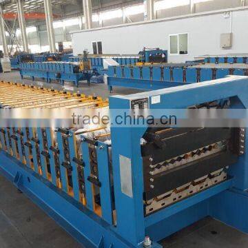 double model profile roof tile machines