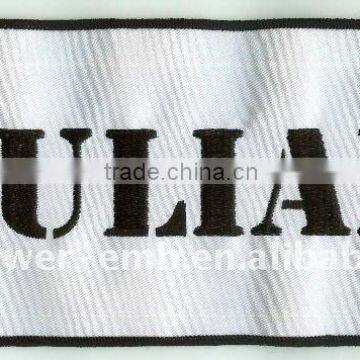 Hot Sale Wording Embroidery Patch
