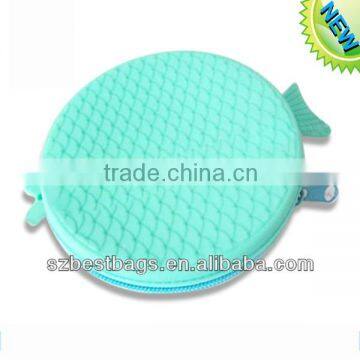 Promotion Round silicone Coin Purse