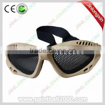 Tactical Military goggle with wire mesh goggle mask