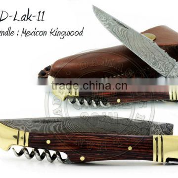 Damascus Steel Laguiole Knife DD-LAK-11