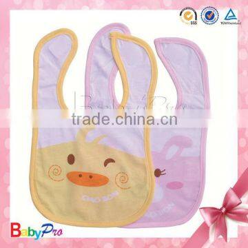 2015 Hot Sale Cheap Promotional Custom Print Waterproof PEVA Baby Bibs