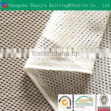 Print polyester big hole mesh fabric Oeko-Tex Standard 100 certificated from China factory