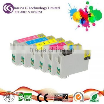 Premium compatible ink cartridge T0821-T0826 for Epson Stylus Photo Stylus Photo R270,R290,R390 etc. with ARC chip