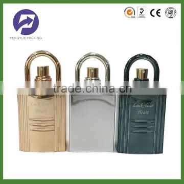 Lock Shaped Empty Perfume Glass Bottle 35ml