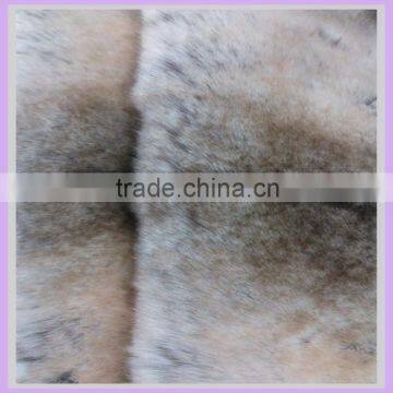 coyote fur stout fabrics 2 tone fabric short pile acrylic faux fur