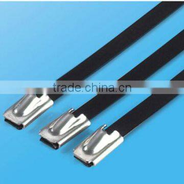 Stainless Steel PVC Coated Cable Ties-Ball Lock Type