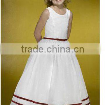 New Stylish Spaghetti Straps Ribbon party Dress/ Wedding Dress For Childen ALF-032