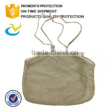 Wholesale pp leon nylon drawstring mesh bag,mesh tote bag