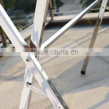 X Shape Stock Folded Steel Garment Rack Laundry Cloth Hanger photo-4