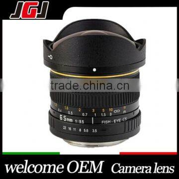 Hight Quality 6.5mm Ultra Wide F3.5 Fisheye Lens for Sony Alpha Nex Canon Nikon Olympus Pentax Digital SLR Camera