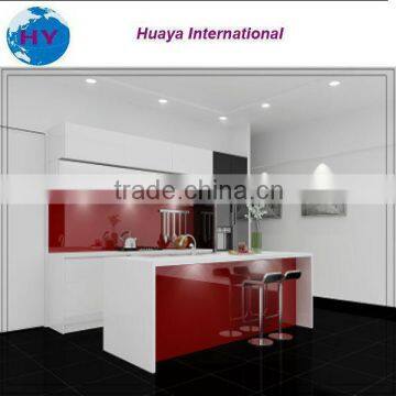 Metal Bake Painting high gloss door Kitchen Cabinet