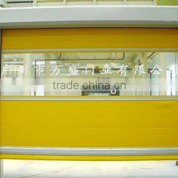 High speed roll up automatic curtain door