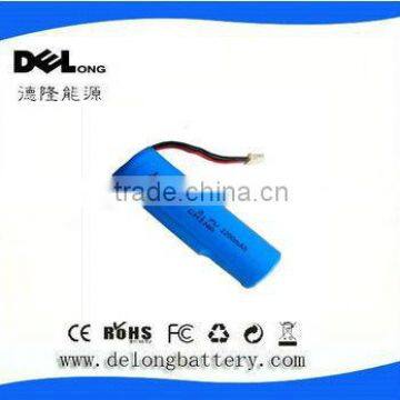 3.7V 2200mAh Rechargeable Lithium battery pack