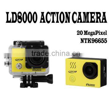 Hot Selling! Full Hd 1080p Helmet Sport Action Camera SJ8000 With 2.0 Inch Screen