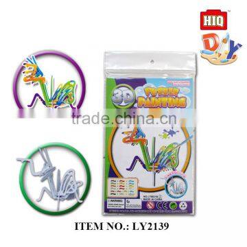 Lovely insect water color painting toys, diy paper drawing toys for kids