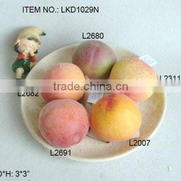 New Artificial Faux peach fake fruits realistic honey peach for house/wedding party decoration