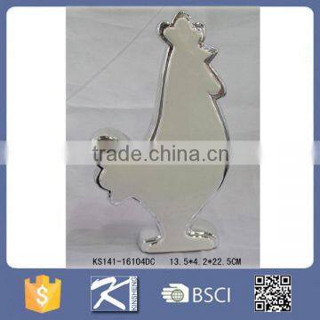 Silver porcelain statues for Home Decoration