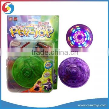 TL2900902 Transparent Color Light Up Spinning Top