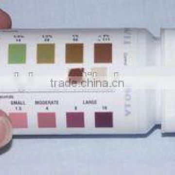 Urine test strip for ketone urinalysis