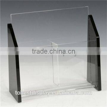 elegant design acrylic brochure holder,acrylic document holder,acrylic document holder