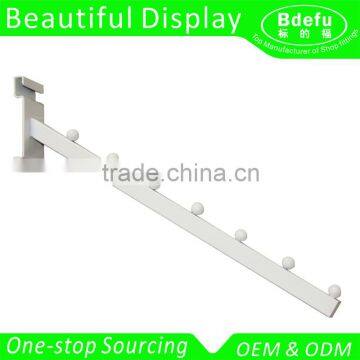 Grid wall accessories waterfall display rail for hanging