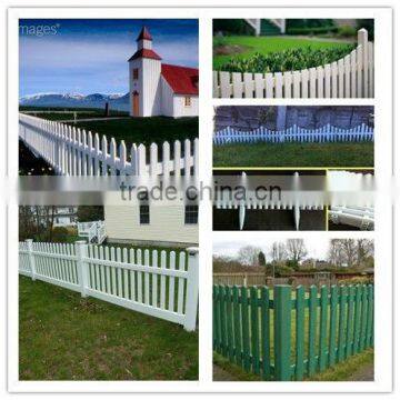 Ornamental fence / Decorative fence / pvc white picket fence / fence for residential