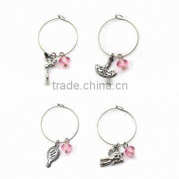 Fairy Tales Wine Charm Set with Loop Diameter of 25mm