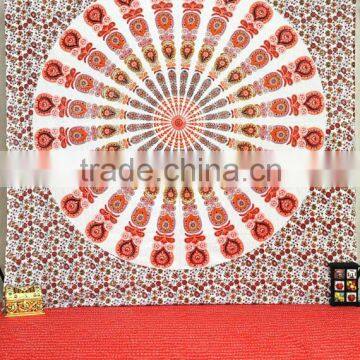 Indian Mandala Print Elehant om Tie Dry Bedsheets Tree photo-5