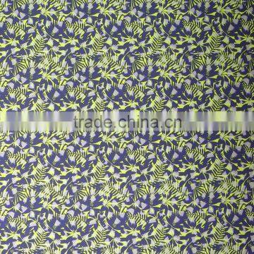 Designer Blue Lycra Beach Wear Print Fabric photo-2