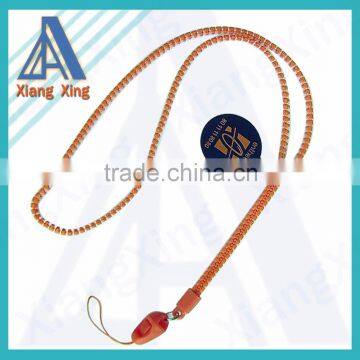 Popular fashion zipper neck lanyard for sale