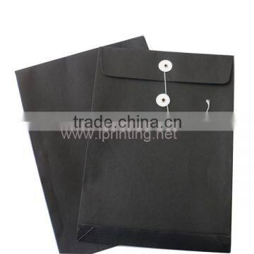 Hot sale kraft paper envelope with string, colorful cardboard envelope printing & wholesales