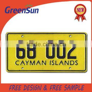 Factory Best Selling plastic blank license plates