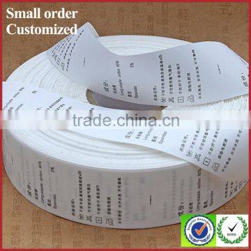 Whilte high quality roll care label stock roll printing paper