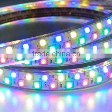 120led/m 14.4w/m IP33 IP65 PI68 low voltage double side new flexible led strip 5050 rgb