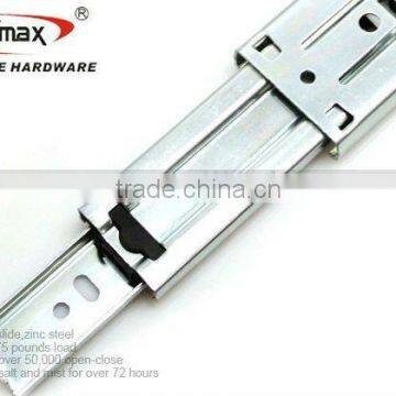 Kitchen push open ball bearing damping slide