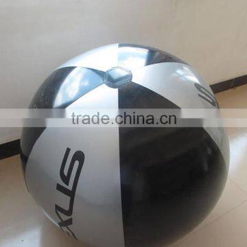 Hot Sale Black and Silver Inflatable Advertising Beach Ball Promotion photo-2