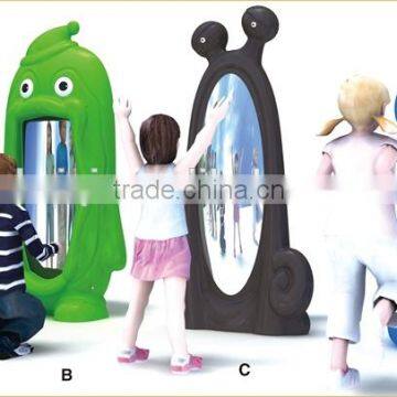 KAIQI classic Plastic Toys Series KQ50147A animal shape magic mirror LLDPE plastic playground equipment for kids