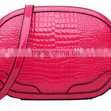 Fashion Blue Shell Patent Leather Shoulder Bag for Girls Handbag Manufacturers Thailand photo-2