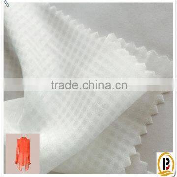 China wholesale 100%Polyester Grid chiffon for lady's fashion dress /shirt/ blouse (#P-010)